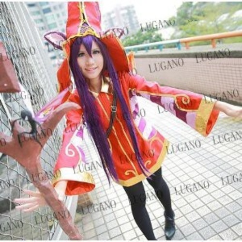 K1679 League of Legends（リーグ・オブ・レジェンズ） LOL 　ルル Lulu　風  コスプレ衣装  cosplay　コスチューム ハロウィン　イベント