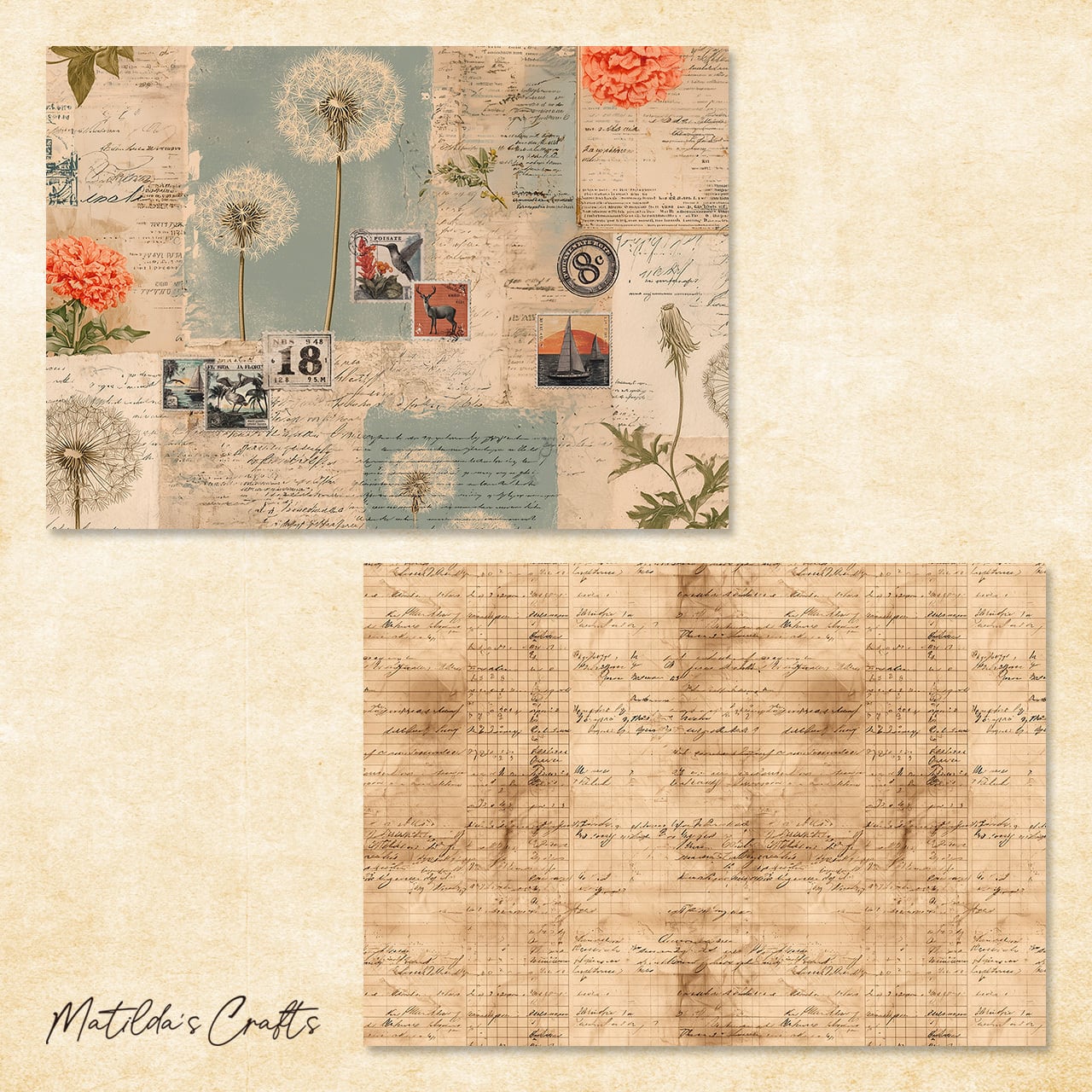 デザインペーパー MA-0007 | Matilda's Crafts