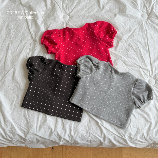 【取寄】ninibello｜deer dot cardigan｜ディアドットカーディガン｜XS-2XL｜kids｜26 autumn