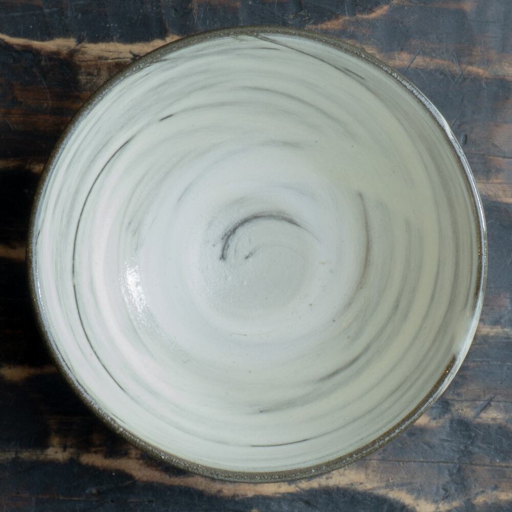 小鹿田焼 坂本創 四寸飯碗 刷毛目 白 | くらしのギャラリー杜の街