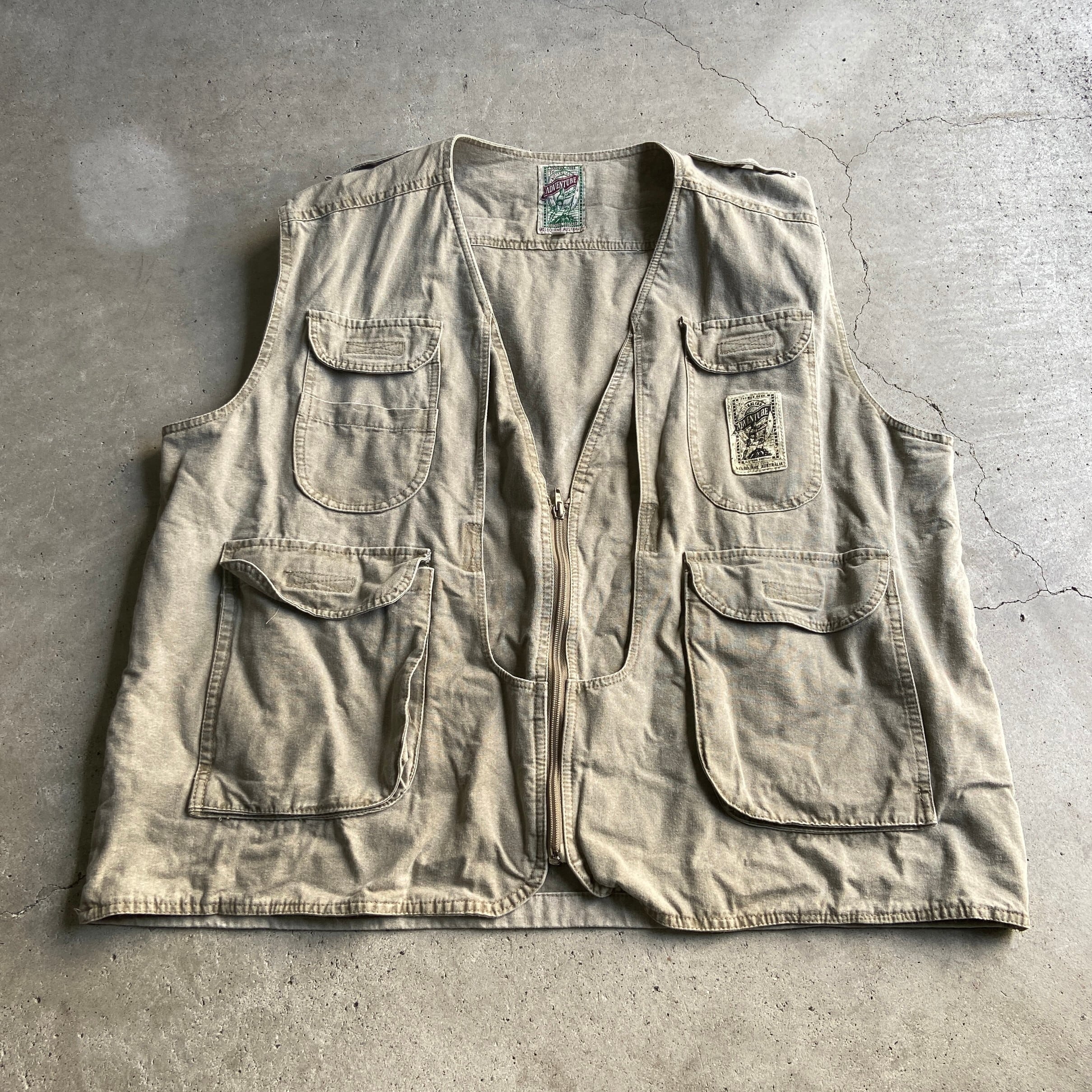 オーストラリア製 ビッグサイズ ADVENTURE コットン ハンティング