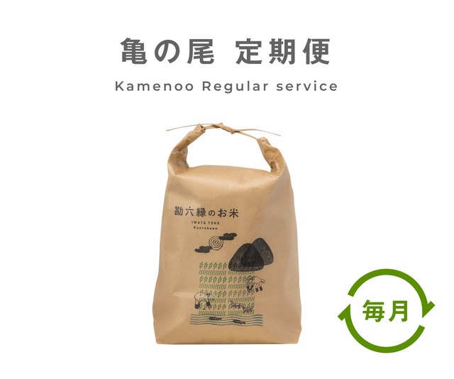 《既存定期の方専用》 亀の尾 - 毎月 （1kg単位）