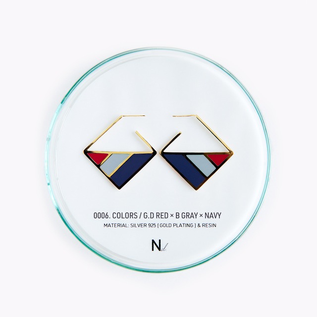 0006. COLORS / G.DARK RED×BLUE GRAY×NAVY