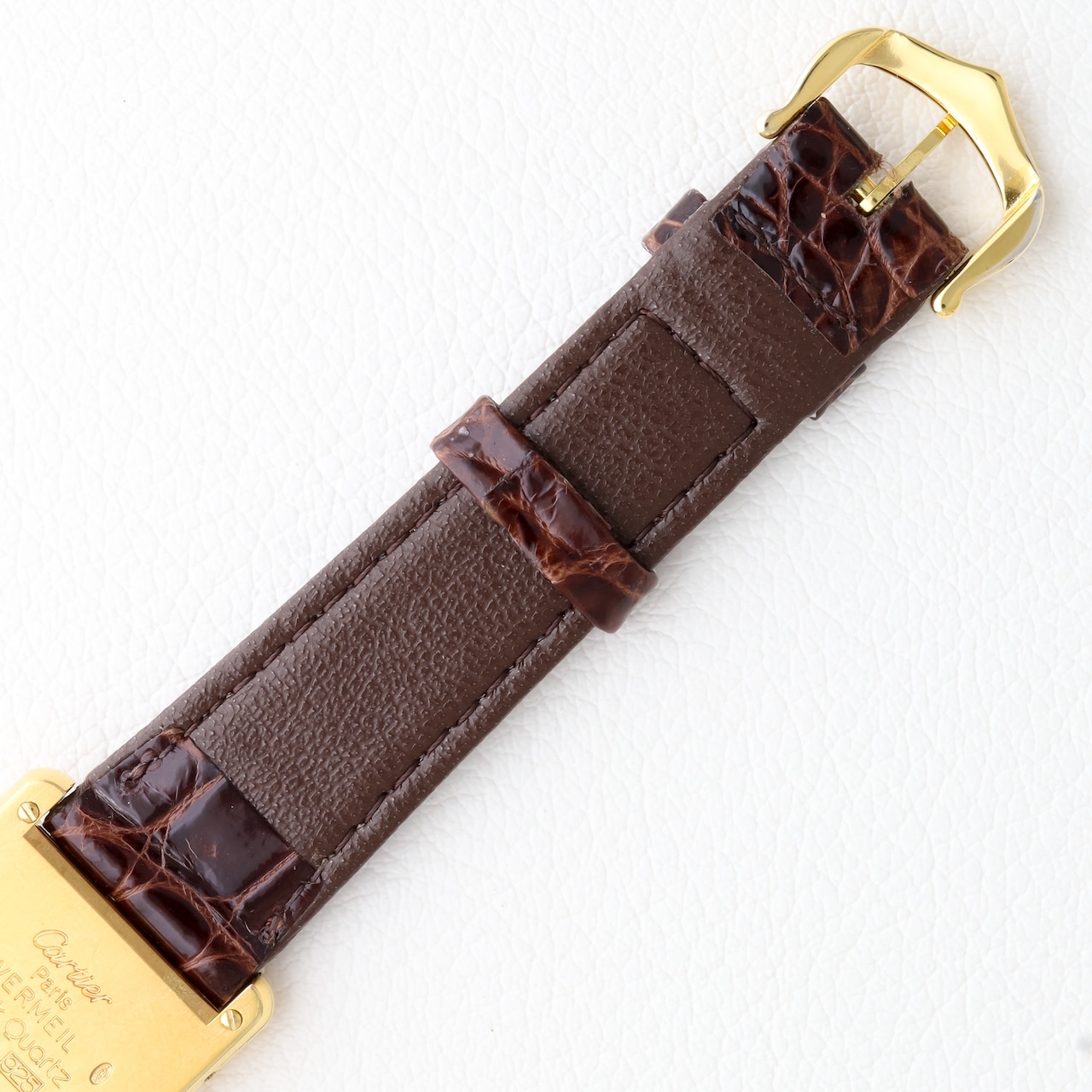 カルティエ マストタンク LM ストレートローマン ダイヤル