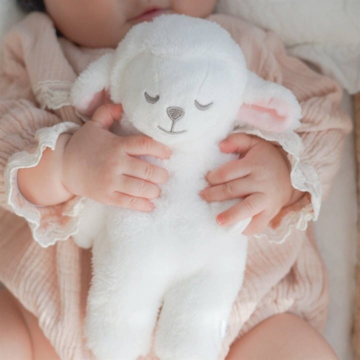 ふわふわ素材のひつじのぬいぐるみ sheep dall ＆ハンカチセット