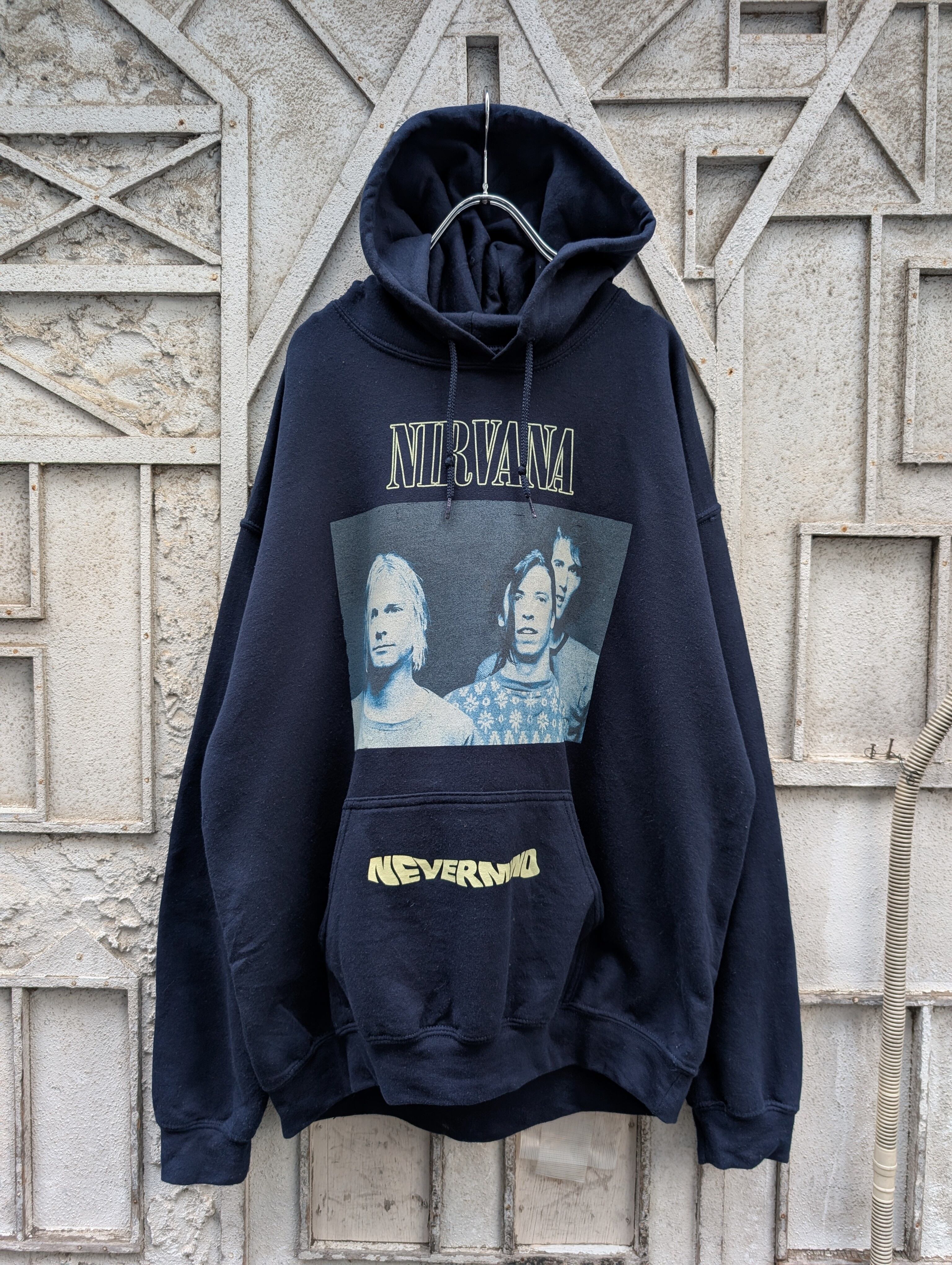 "NIRVANA" print hoodie