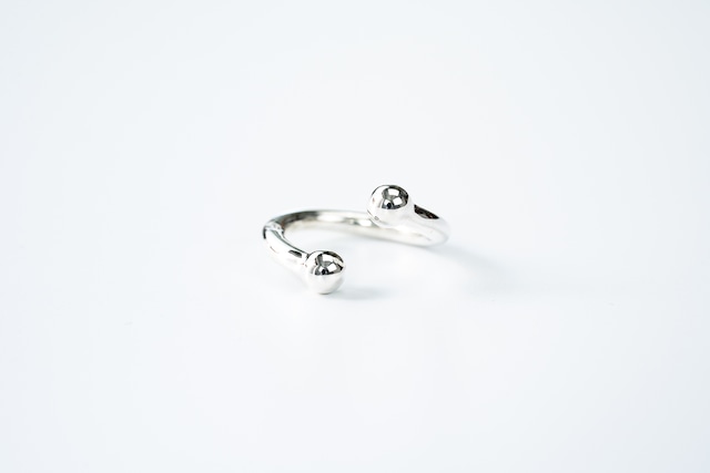 R-059 Double ball Twist ring