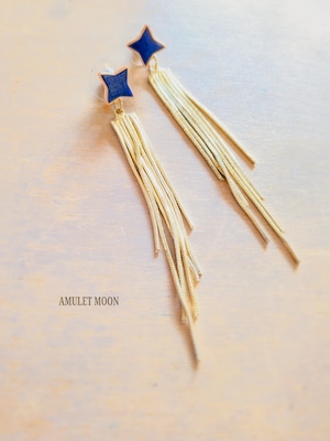 【Mental Stone】迷いを抜けて光へ・ラピスラズリピアス