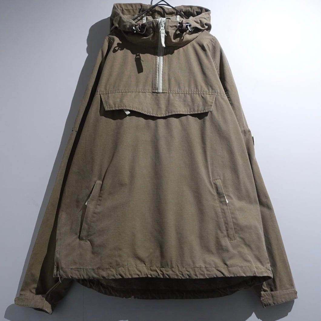 EURO Beige Patch Design Anorak Parka