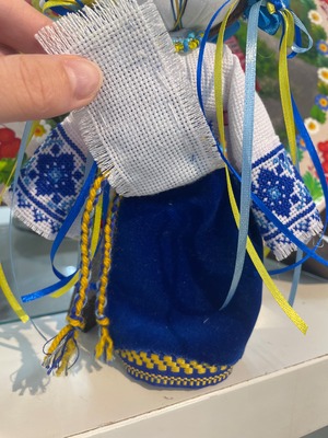 UA.Designer手作りモタンカ 25cm（ウクライナの御守り）