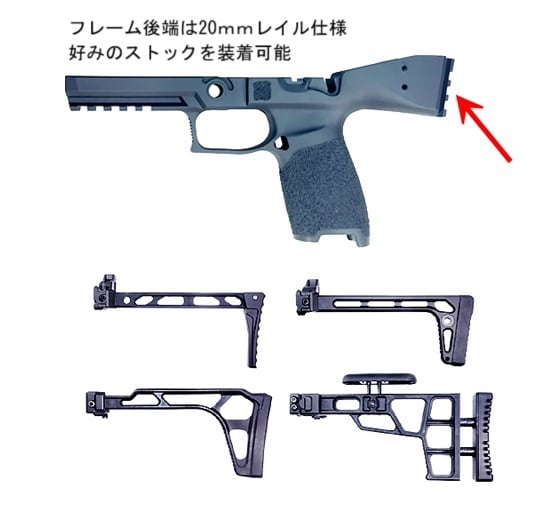 フリーダムアート】東京マルイP320フルサイズ カービンキット | TARGET