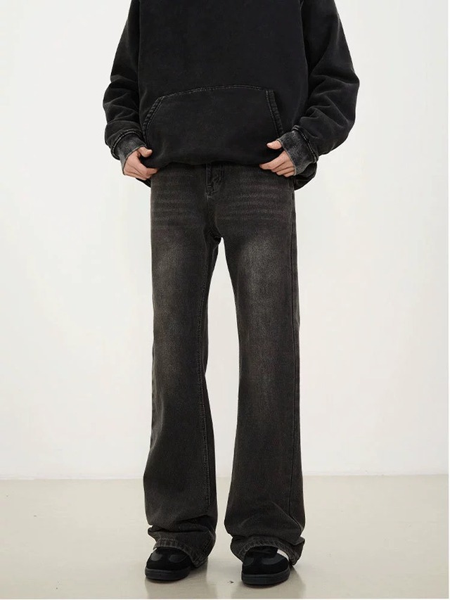 デニムパンツ dirtyfit 男女兼用 ボトムス フェミニン カジュアル ジーンズ ジーパン 長ズボン 春夏秋冬