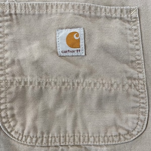 【Carhartt】ペインターパンツ ワークパンツ チノパン ベージュ カーハート 34×32 US古着