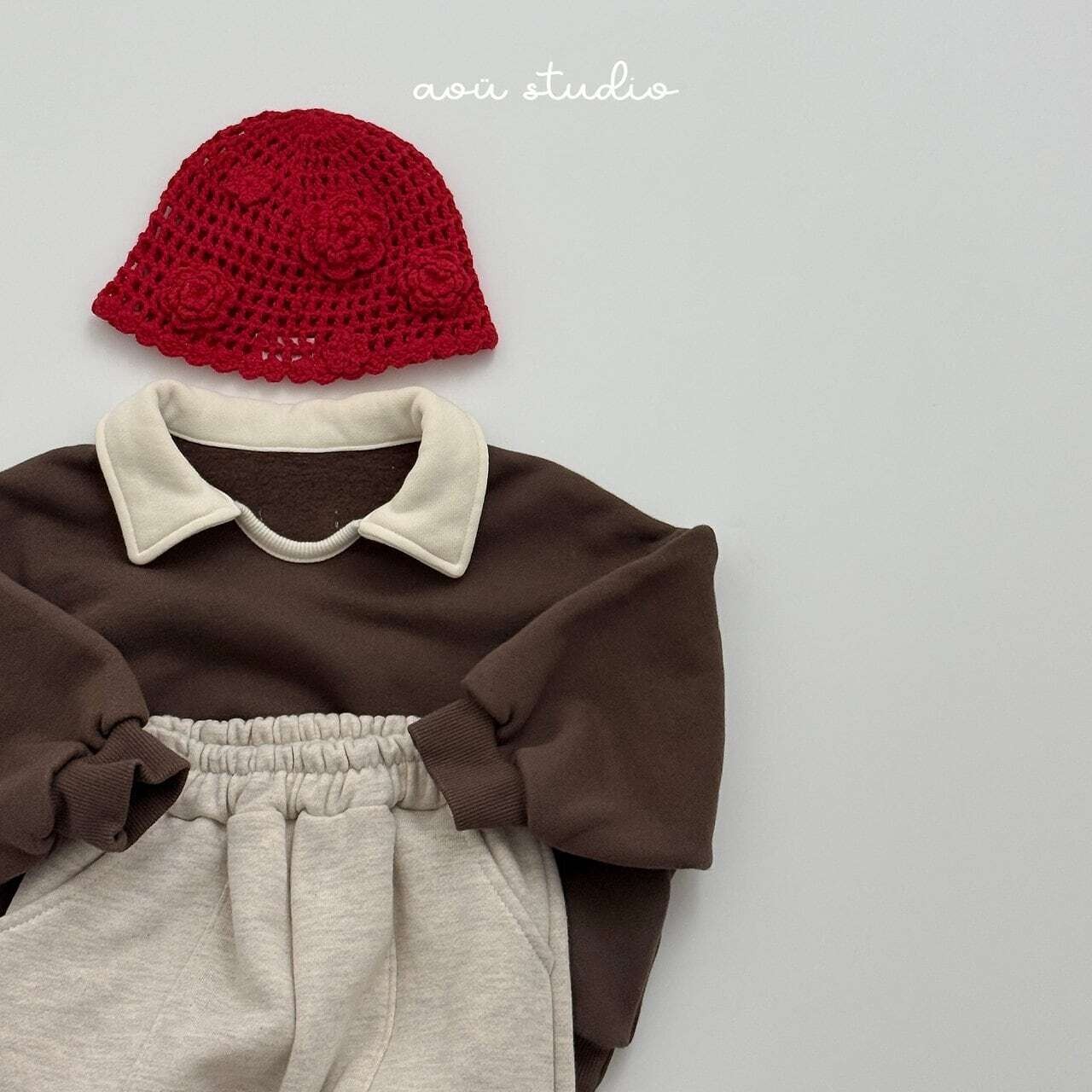 〖取寄〗韓国子供服 / 26winter / aoustudio / バター カラーMTM / キッズ服 *XS~L*