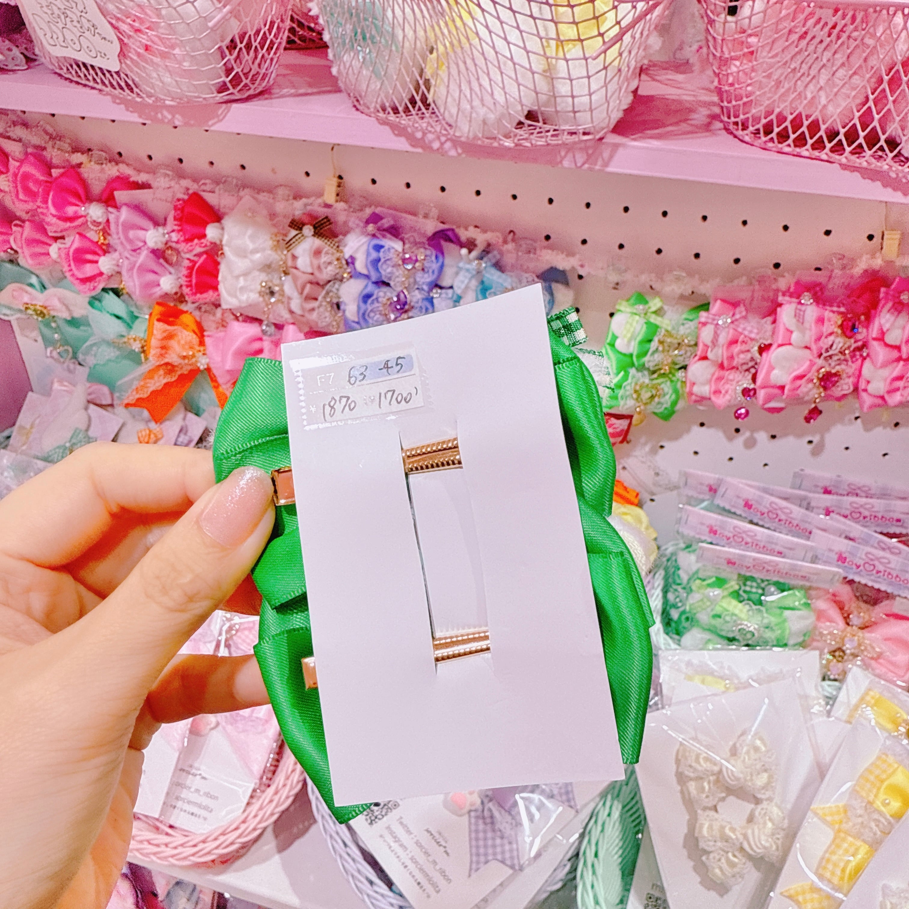 【F7】63-45推し活ツインヘアクリップ