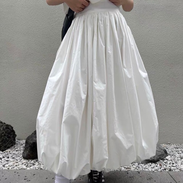 balloon long skirt  10333