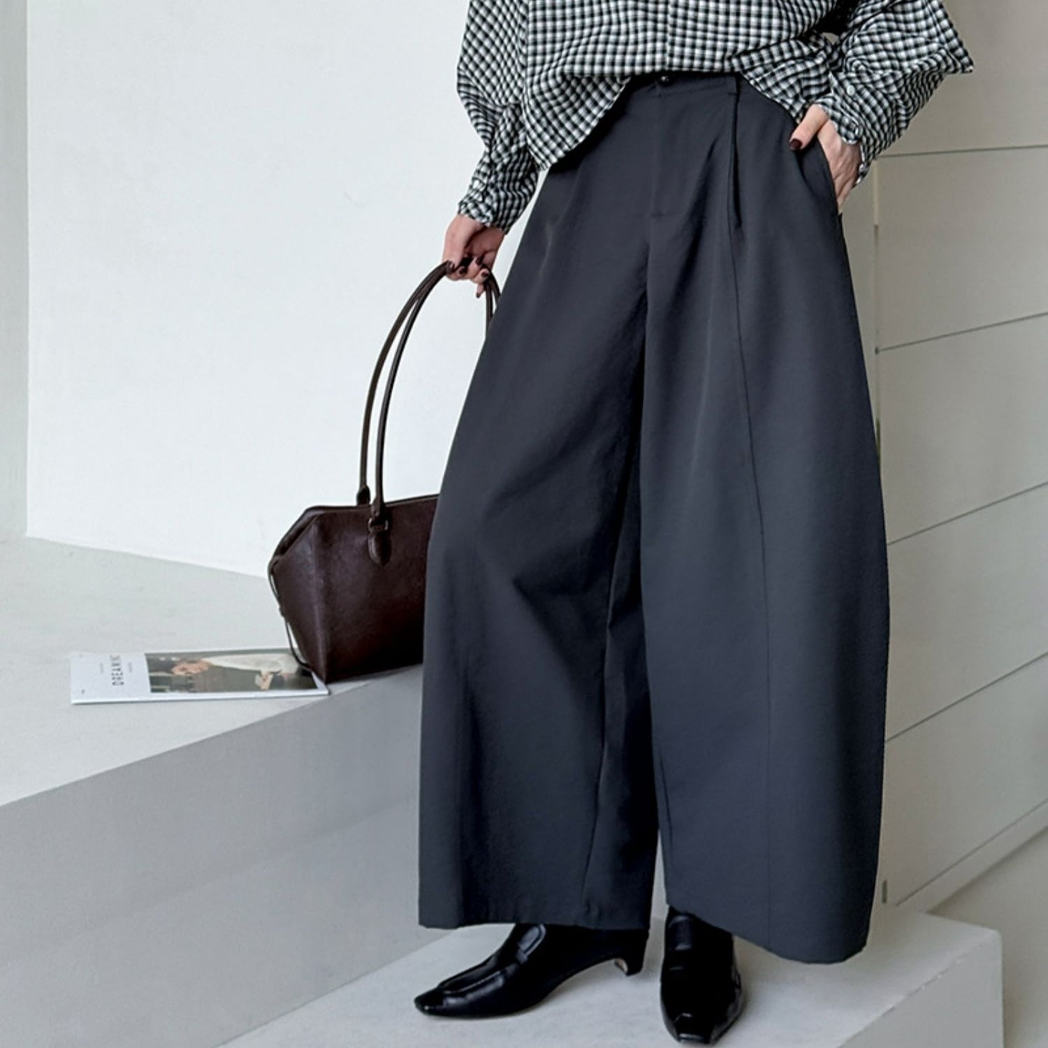 Scimitar Casual Tuck Pants*S-159