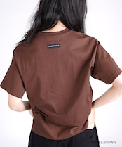 【直営限定ITEM】COOLA MADE®エンブロイダリーベーシックTシャツ (BROWN) CQ-47068H