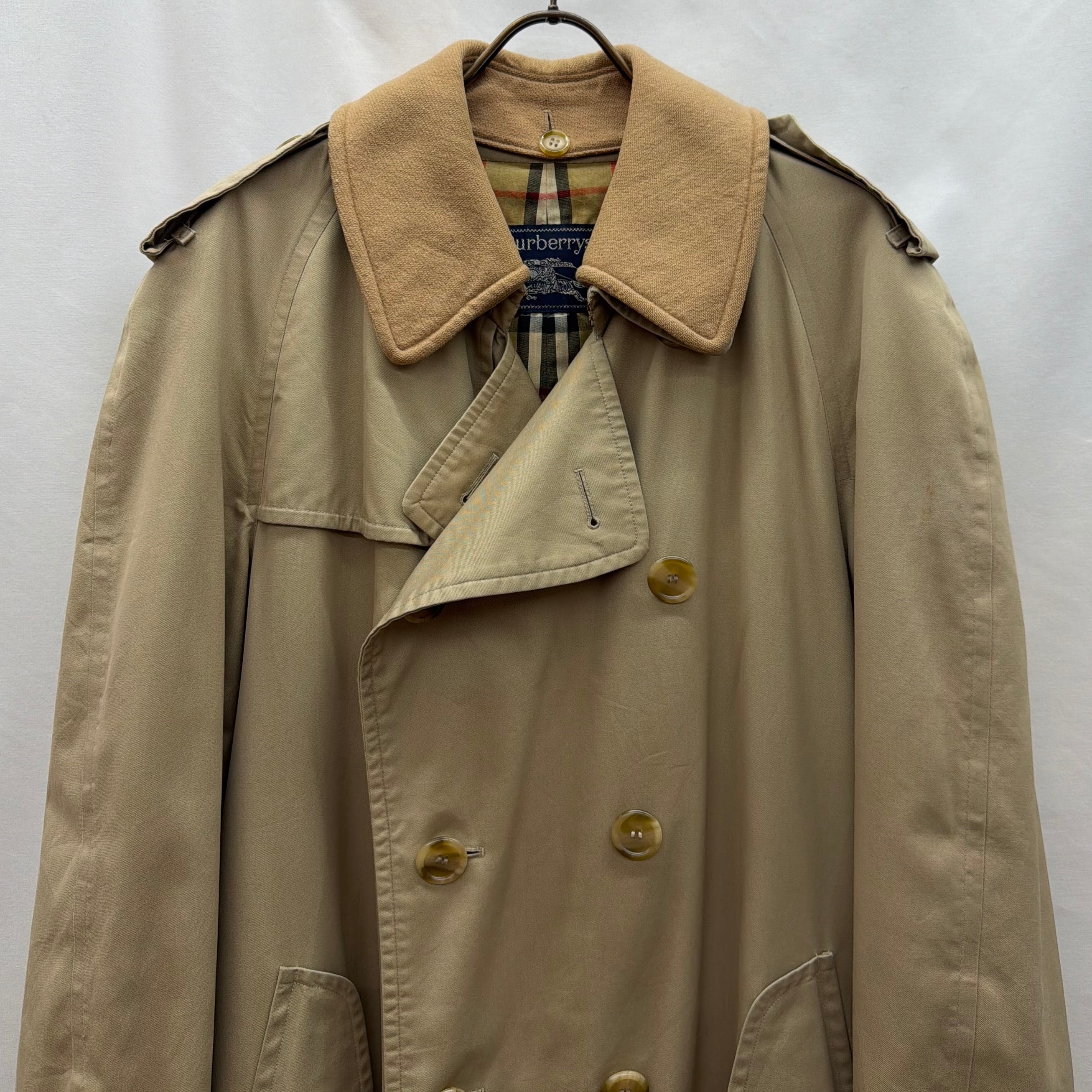 Burberrys ベージュ トレンチコート Burberrys】90s trench coat トレンチコート バーバリー ベージュ | no