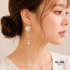 エアリーフラワーピアス