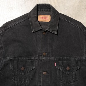 美品 S 88年 USA 70507-0270 Levi’s ブラックデニムジャケット リーバイス