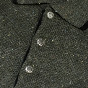 embroidery design marble nep knit polo