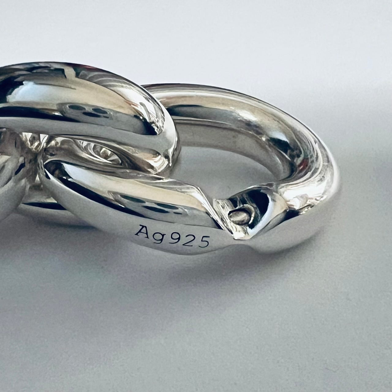 HERMES Acrobat Bracelet GM Sterling Silver | エルメス アクロバット