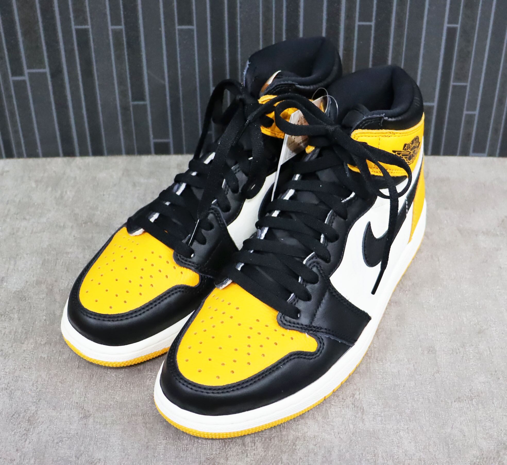 スニーカー BABY JORDAN 1 HIGH RETRO TAXI TD Nike Air Jordan 1 Mid 