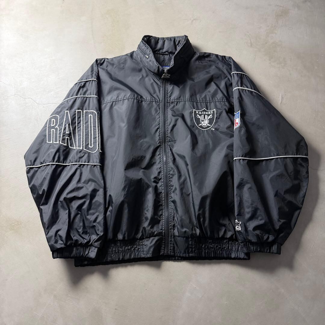 90s STARTER Nylon JKT “RAIDERS”
