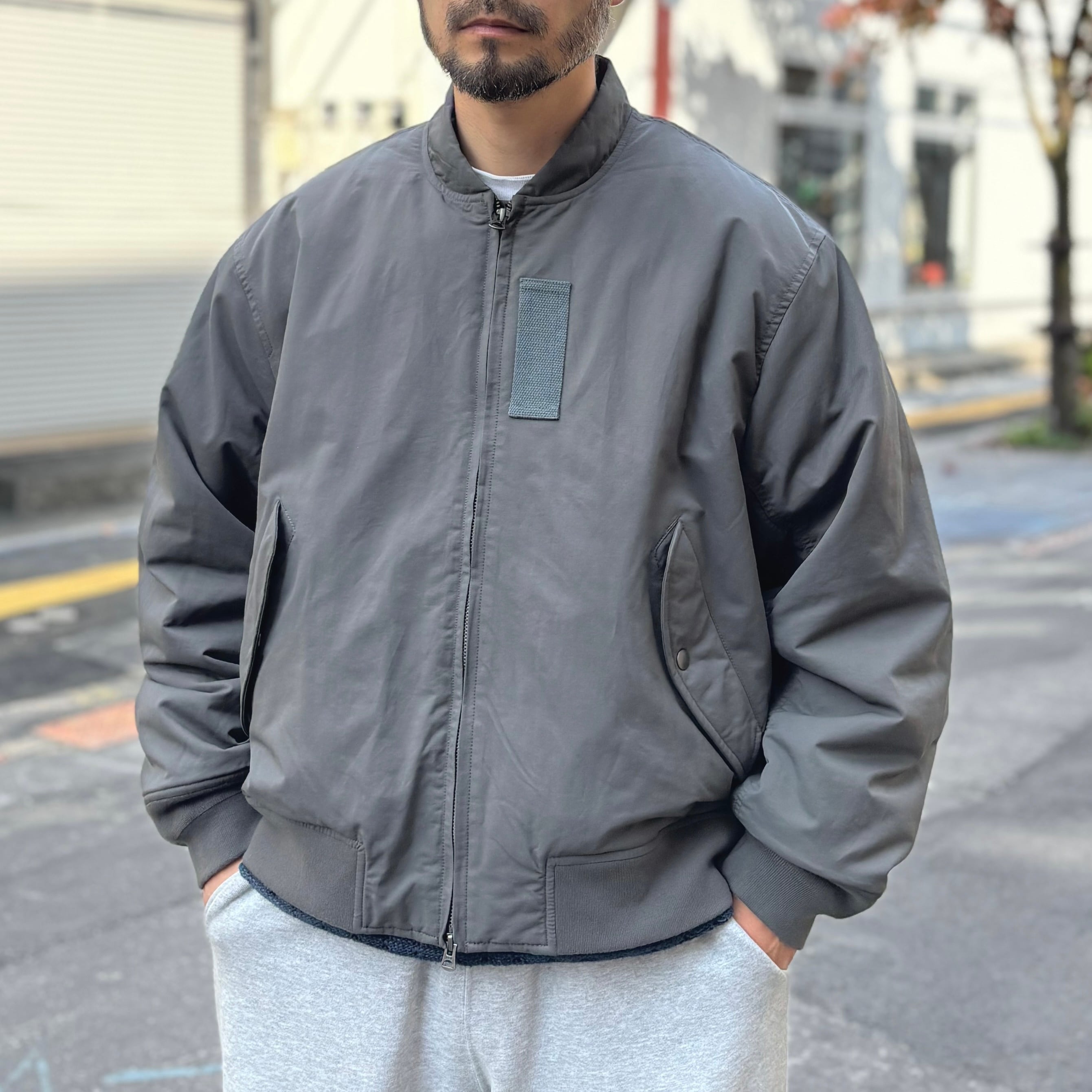 AUDIENCE Cotton/Nylon Insulation MA-1 Flight Jacket