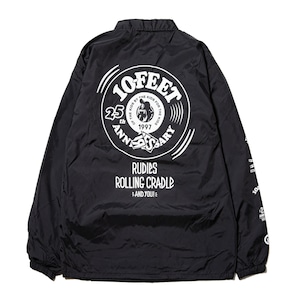 【10-FEET×RUDIES×ROLLING CRADLE】10-FEETxROLLING CRADLExRUDIE'S COACH JACKET (BLACK) コーチジャケット