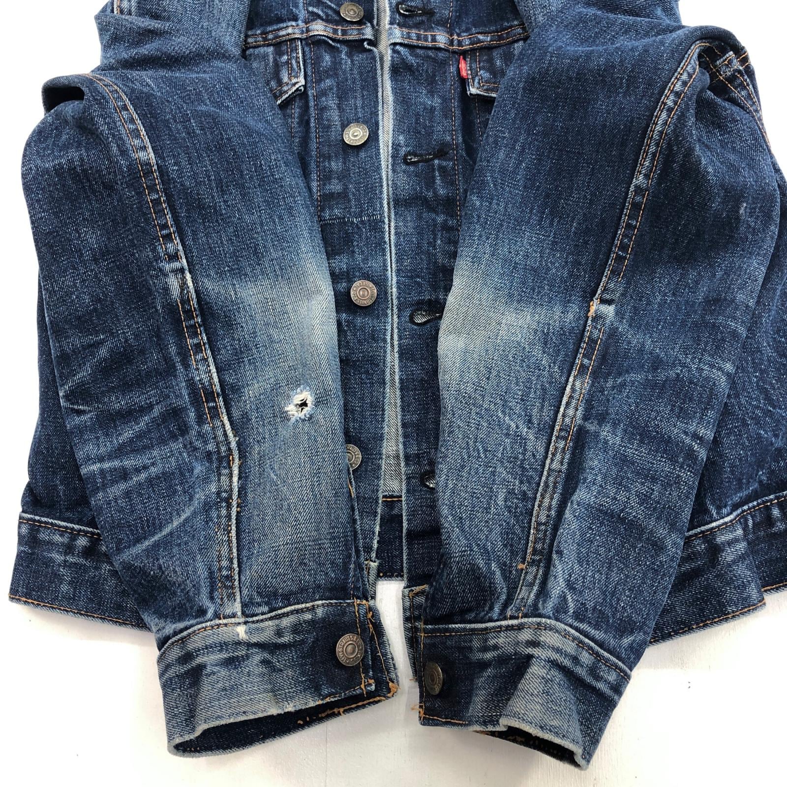 LEVI'S リーバイス 60年代 USA製 70505 4th BIG E 不均等V ボタン裏