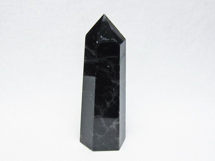 黒水晶 六角柱 モリオン ポイント 置物 一点物 142-11255 | 天然石