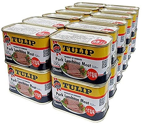チューリップ TULIP」 ポークランチョンミート 340g×12個 缶詰 非常食