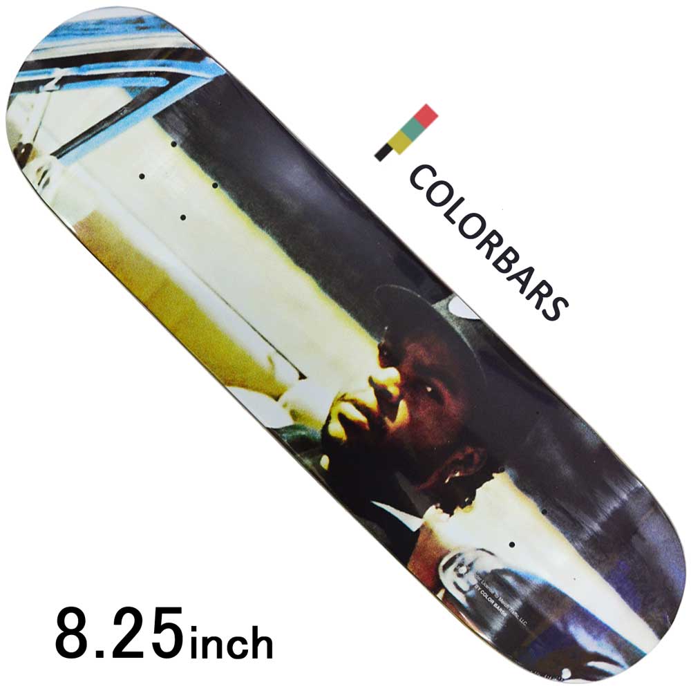スケボー スケート デッキ スケートボード アイスキューブ COLOR BARS カラーバー 板COLOR BARS X ICE CUBEDROP  TOP DECK 8.25inchストリート オシャレ ファッション アイテム コラボ ラップ ラッパー ヒップホップ | cutback