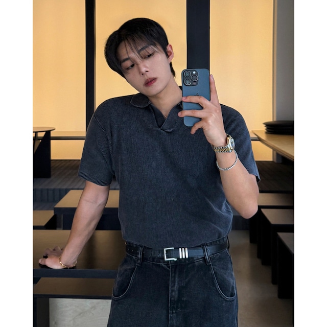 ウォッシュニットポロ｜Washed Knit Polo 【K256】 | BC369