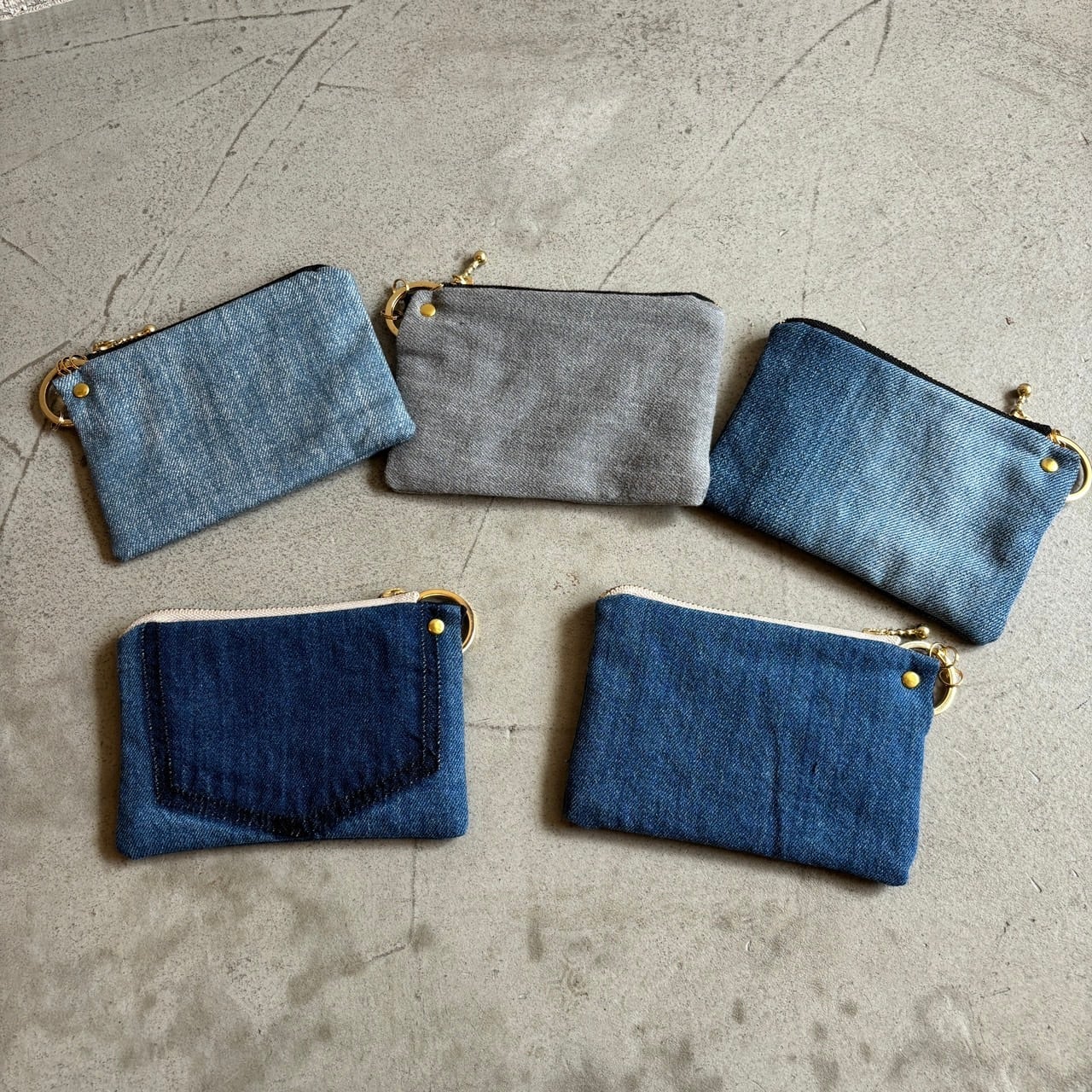 デニムオレッキーニ （丸カラビナ付きポーチ） 5種 | リム