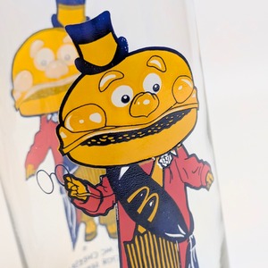 ☆ VINTAGE 70'☆【 McDonald's / マクドナルド 】 ロナルド マクドナルド コレクターシリーズ 『 メイヤーチーズマック 』/ グラス〚アメリカン雑貨 アメトイ〛