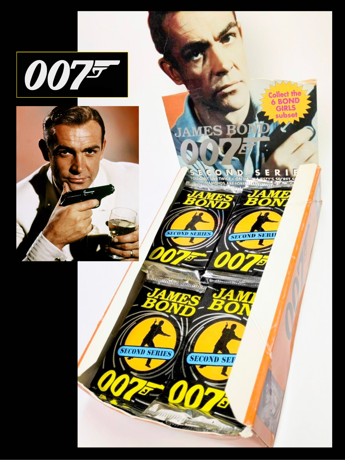 【送料無料！ジェームズ・ボンド（James Bond）007 ダブルオーセブン 】VINTAGE トレーディングカード単品 （1個=6BOND GIRLS subset）〚アメリカン雑貨 アメトイ〛