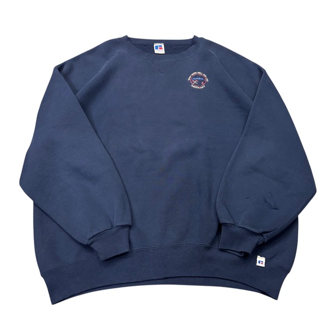 【古着】90’s Russell navy