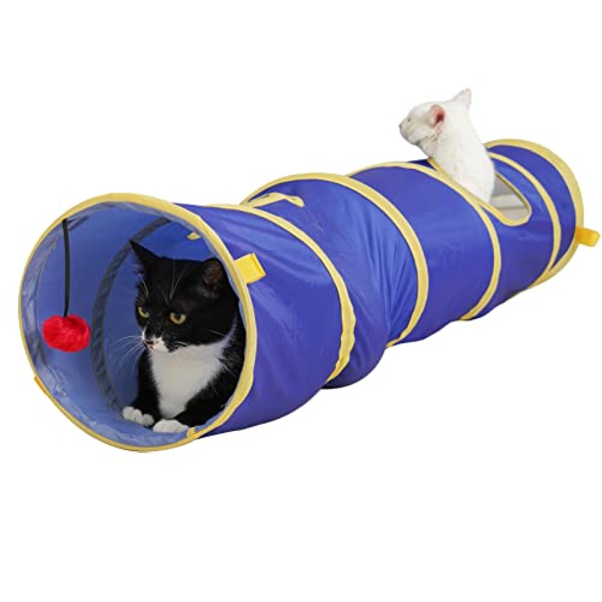 猫 トンネル 猫のトンネル屋内屋外の折りたたみペットのおもちゃの 