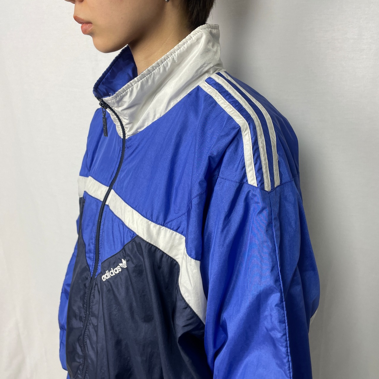 80年代 adidas アディダス ナイロンジャケット メンズL 古着 80s 