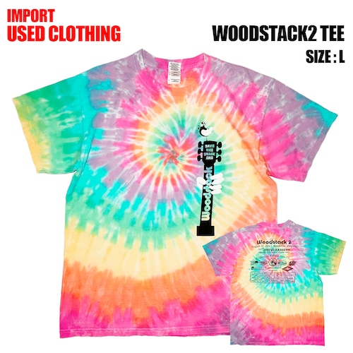 【IMPORT古着】WOODSTACK2 TEE (size L)