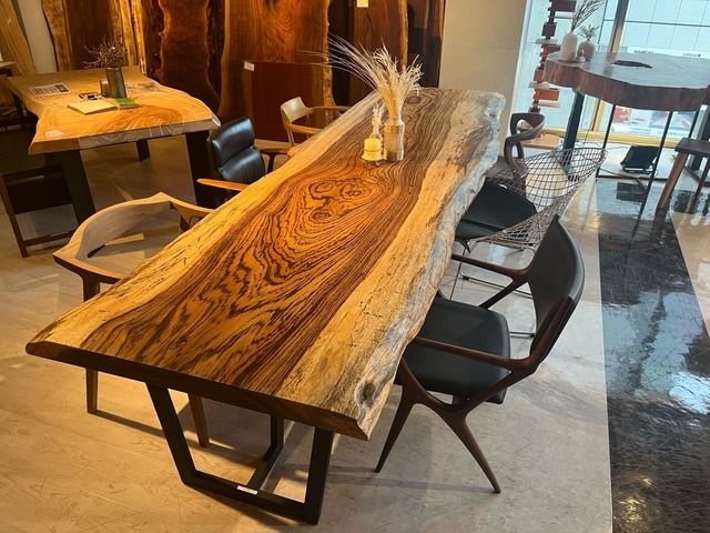 ゼブラウッド_3030×900-960-920×60_青山店_テーブル天板/一枚板 232138