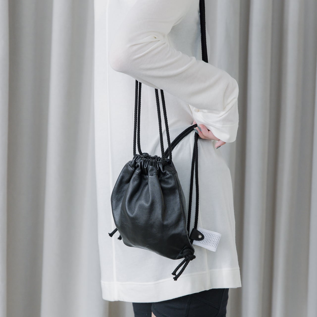 AO-96 mini leather knapsack | akio