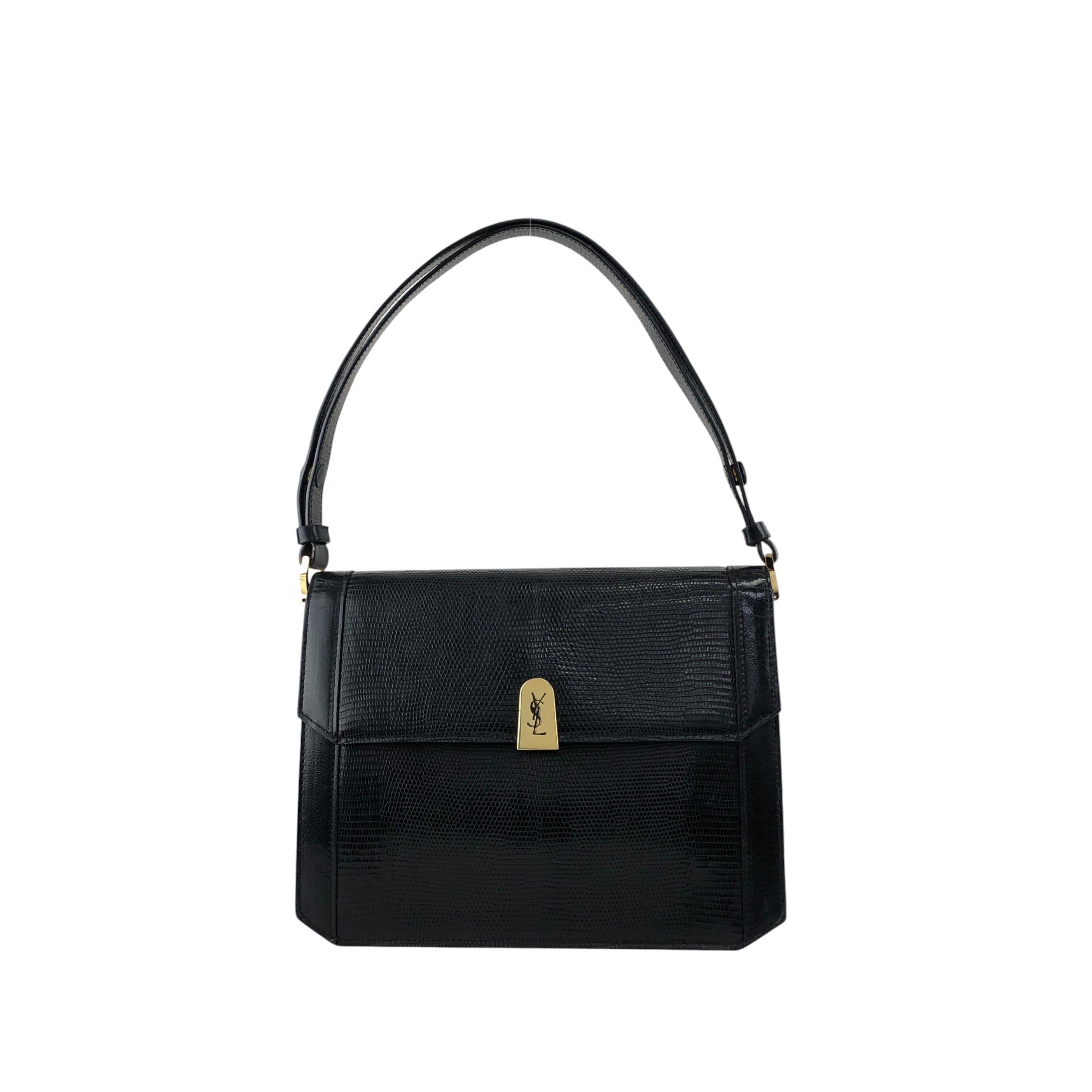 Yves Saint Laurent イヴ・サンローラン ハンドバッグ ブラック YSL