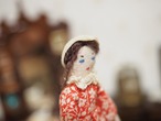 赤いワンピースの布製ドール ハンドメイド 画像8