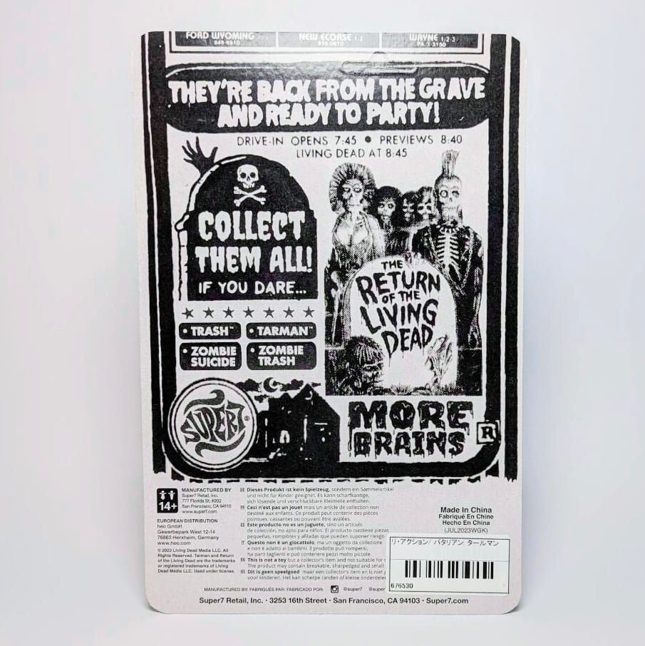 再入荷！リ・アクション アクションフィギュア 【 バタリアン