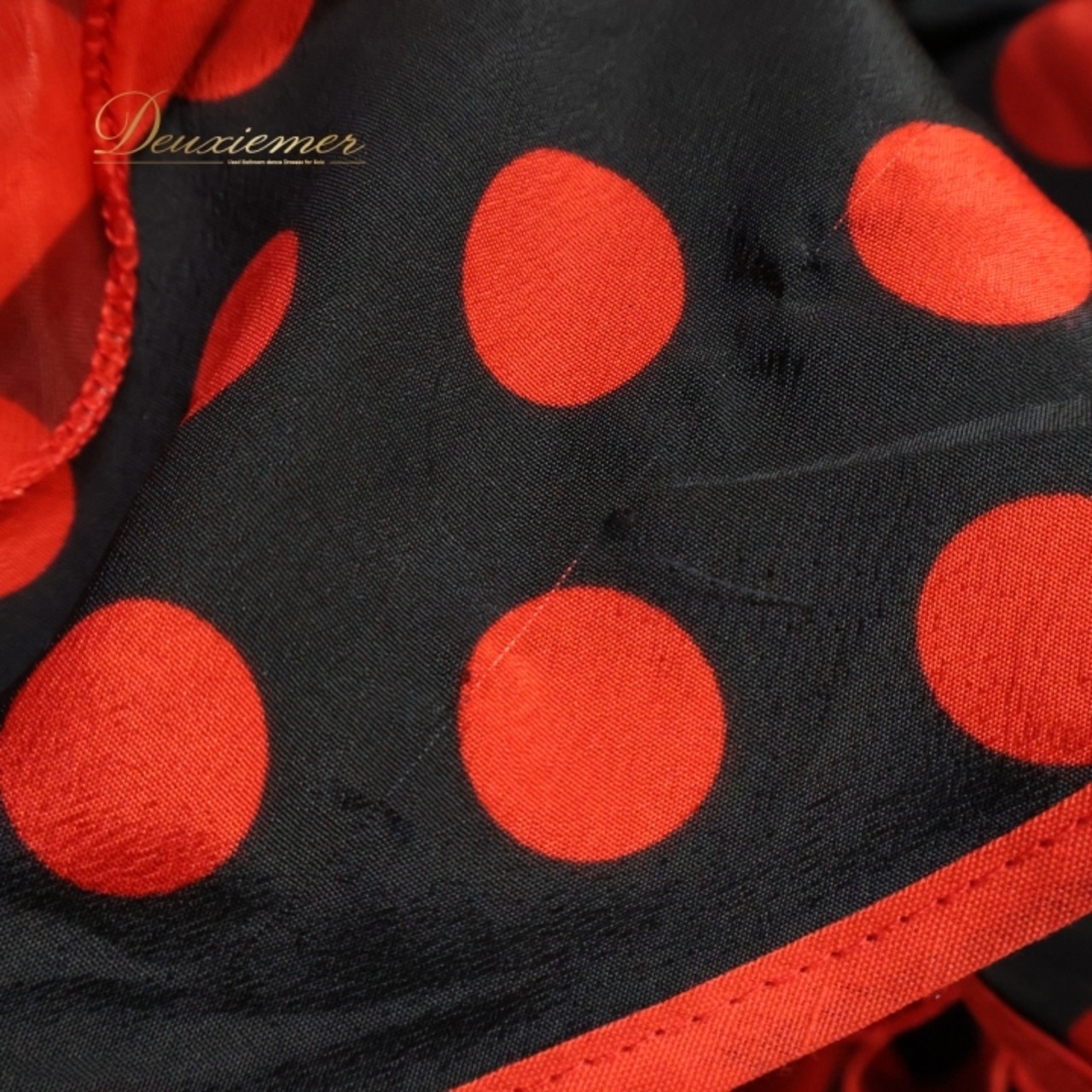 フラメンコ 衣装 ファルダ スカート 黒 赤 水玉 ドット フリル ICHIOKU イチオク ブラック系 レッド系 ダンス パーティ 発表会 フリル フレア スカート 大人サイズ プリント スカート おしゃれ ステージ衣装 踊り レディース フェス レディースファッション