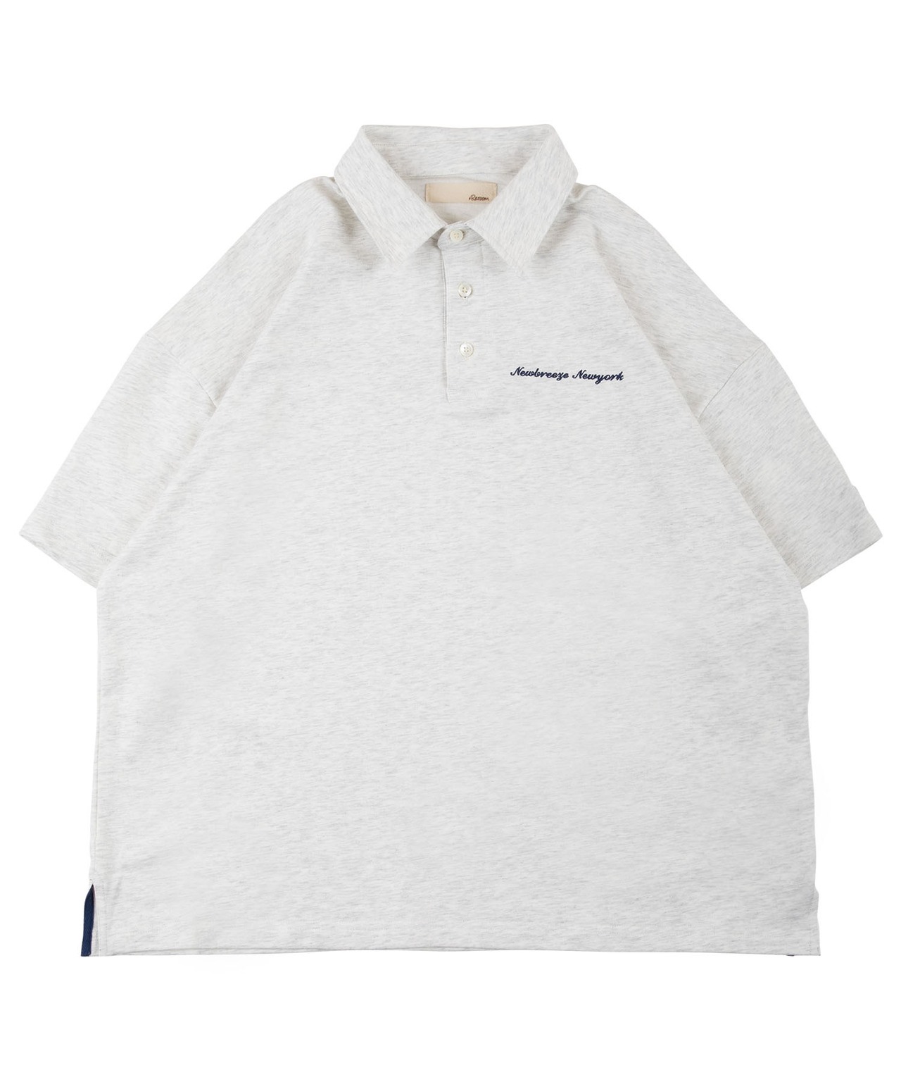【#Re:room】EMBROIDERY SWEAT POLO SHIRTS［REC658］